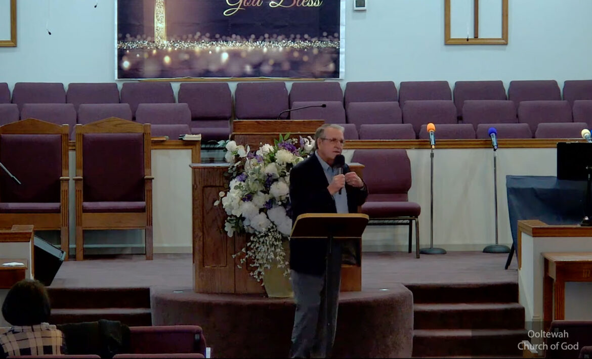 Jimmy Lindsey preaching.